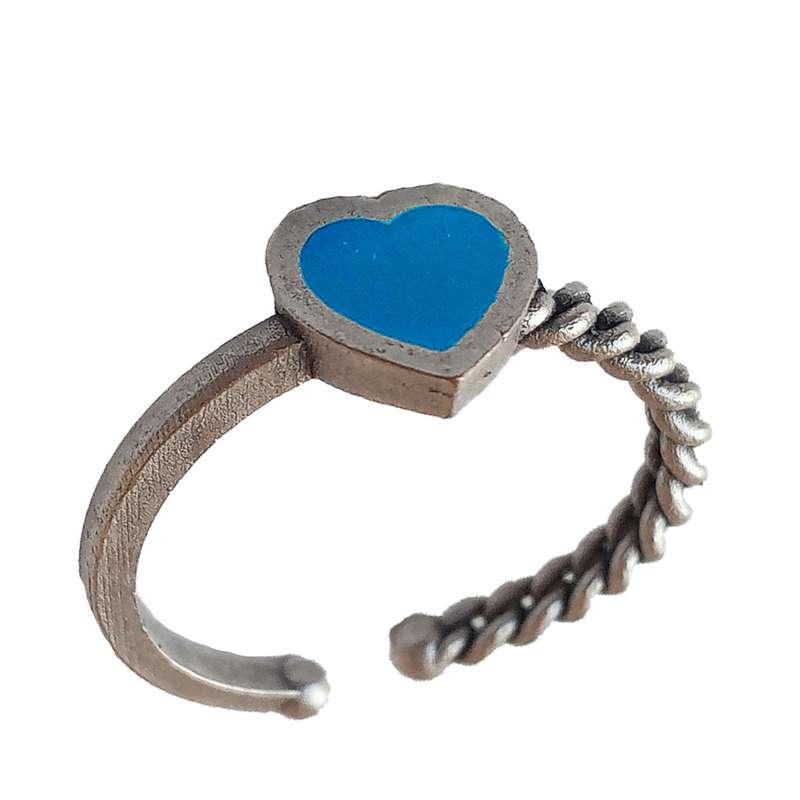 بند انگشتی زنانه مدل قلب کد B-1