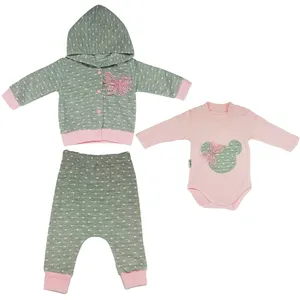 ست 3 تکه لباس نوزادی مدل mcelci