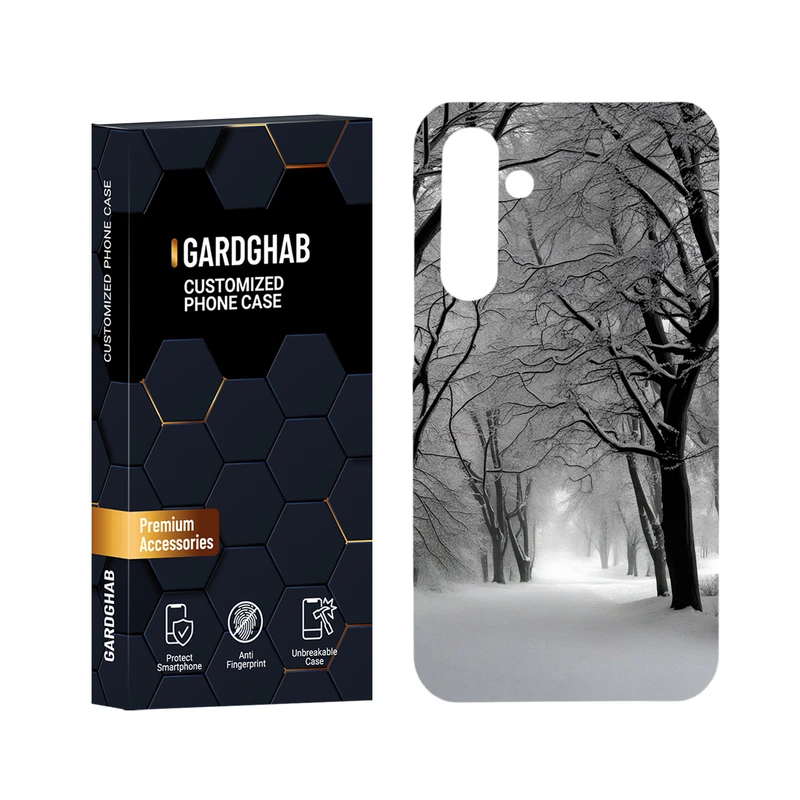 کاور گارد قاب مدل کهکشان و طبیعت مناسب برای گوشی موبایل سامسونگ Galaxy M35 5G