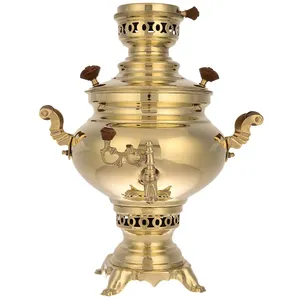 سماور زغالی زمردیان مدل C-55-2 ظرفیت 5 لیتر