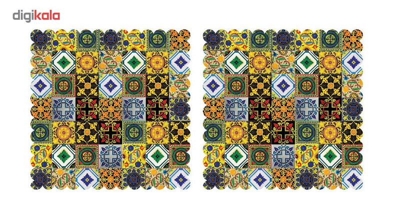 رومیزی رنس مدل T3-42006 سایز 40x40 سانتی متر مجموعه 2 عددی رومیزی رنس مدل T3-42006 سایز 40x40 سانتی متر مجموعه 2 عددی