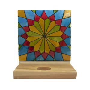 جا شمعی ویترای مدل پنجره کد 112