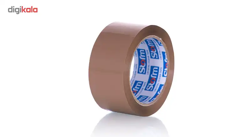 نوار چسب قهوه ای استورم 90 یاردی کد 140 بسته 6 عددی