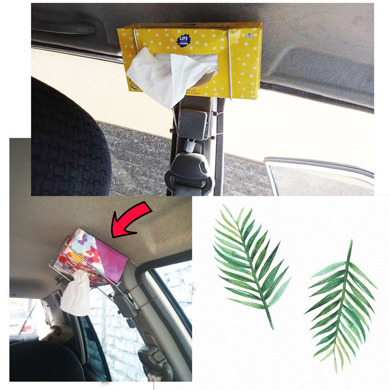 نگهدارنده دستمال کاغذی خودرو طرح فنری