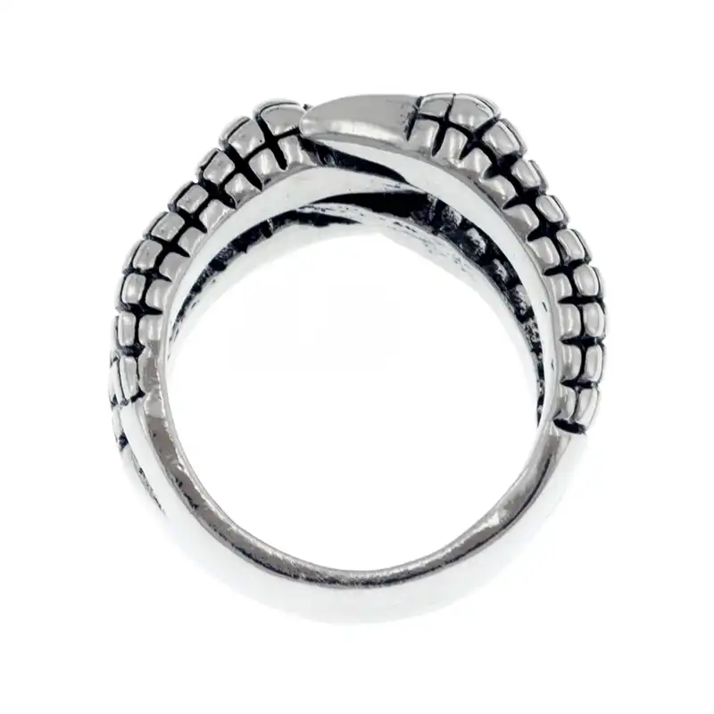 انگشتر مردانه برانت طرح چنگال تیز