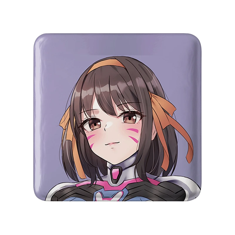 مگنت خندالو طرح بازی اورواچ (Overwatch) مدل مربعی کد 31619