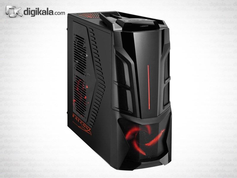 کیس کامپیوتر گرین مدل Falcon main 1 1