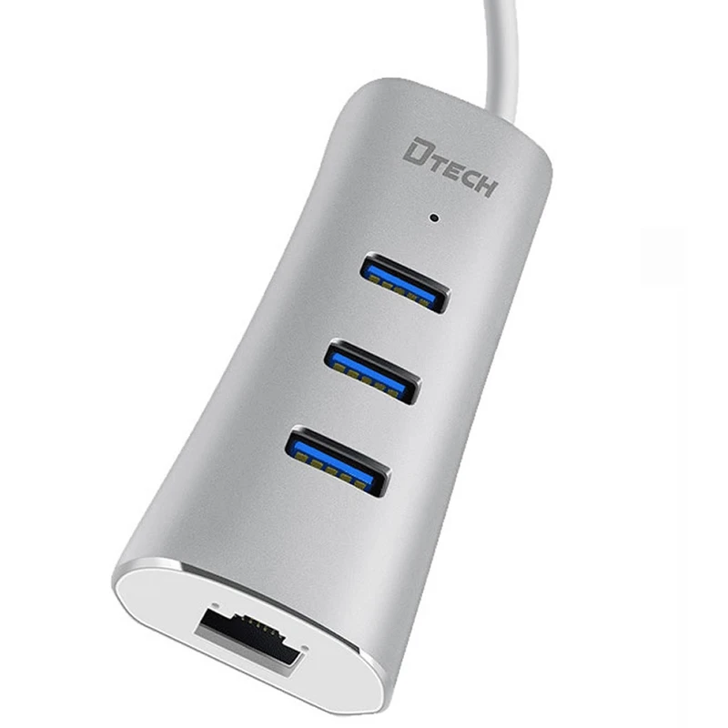 هاب  USB-C به 0.USB3 و LAN  دیتک مدل DT-T0025