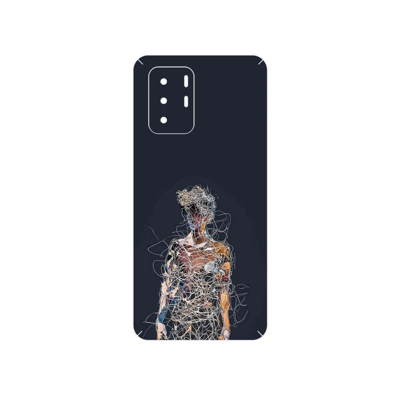 برچسب پوششی ماهوت مدل Strings Digital Art 1 مناسب برای گوشی موبایل شیائومی Redmi Note 10 Pro (China)