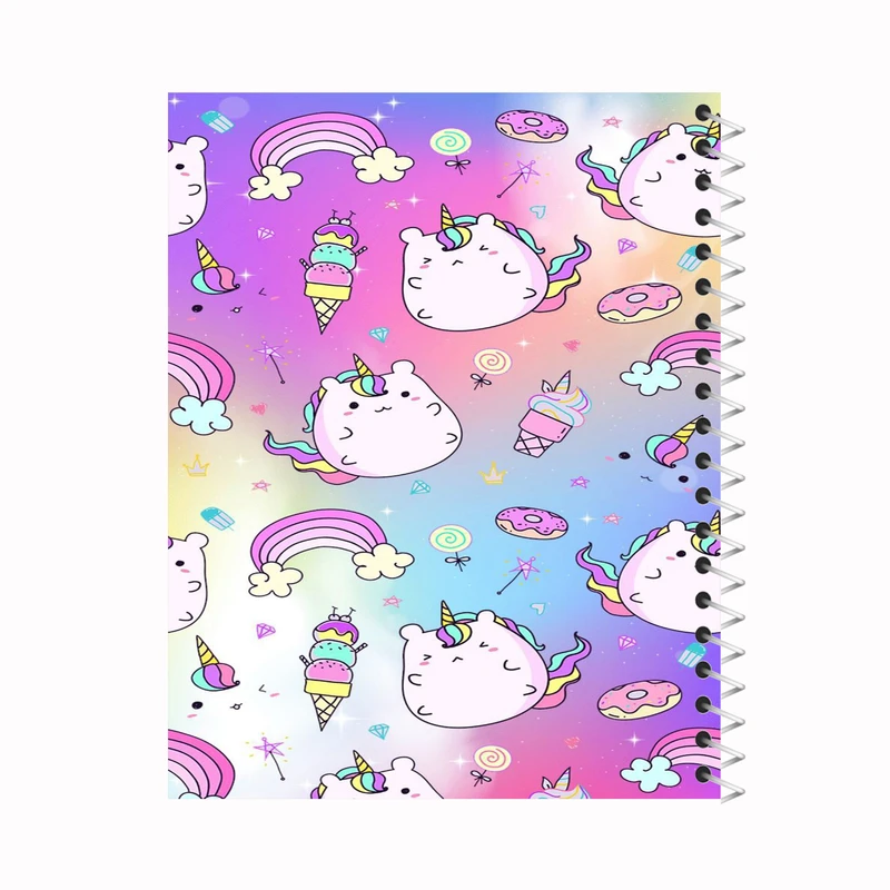 دفتر نقاشی 60 برگ طرح یونیکورن کد 002