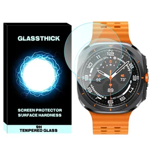 محافظ صفحه نمایش شیشه‌ای گلستیک مدل Glass-GL مناسب برای ساعت هوشمند سامسونگ Galaxy Watch 7 Ultra 47mm بسته دو عددی