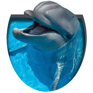 Zhivar Dolphin 3D Toilet Sticker