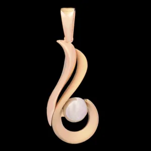 آویز گردنبند طلا 18 عیار زنانه طلای مستجابی کد M56