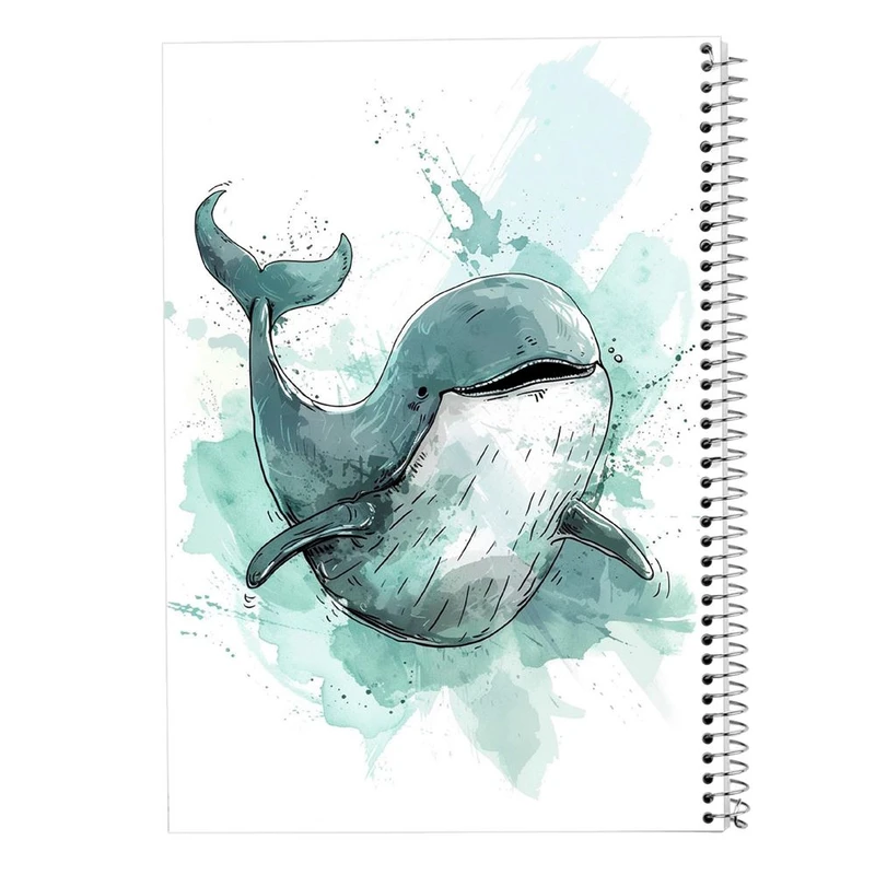 دفتر شطرنجی 50 برگ مدوپد طرح موجودات فانتزی کد DF16837