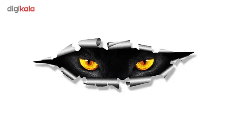 استیکر خودرو طرح چشم ببر