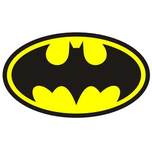 استیکر پارچه و لباس کارانس مدل بتمن کد AST-74 بسته 2 عددی
