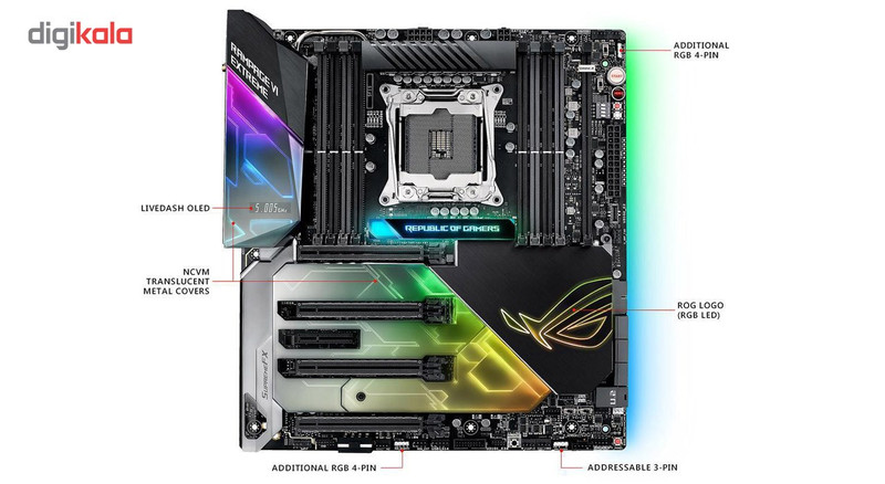 مادربرد ایسوس مدل ROG RAMPAGE VI EXTREME