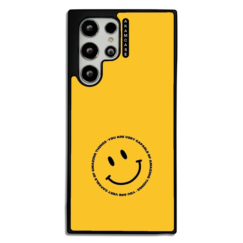 کاور آکام مدل AMC-WSGS22U-YELLOW-22 مناسب برای گوشی موبایل سامسونگ Galaxy S22 Ultra