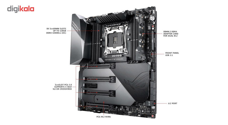 مادربرد ایسوس مدل ROG RAMPAGE VI EXTREME