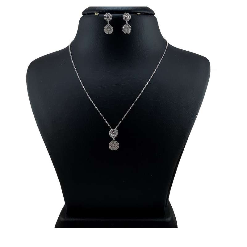 نیم ست نقره زنانه مدل  HS0-401 