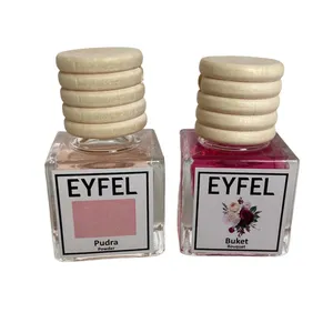 خوشبوکننده هوا خودرو ایفل مدل دسته گل و پودر کد Bouquet-Powder حجم 10 میلی‌ لیتر بسته 2 عددی