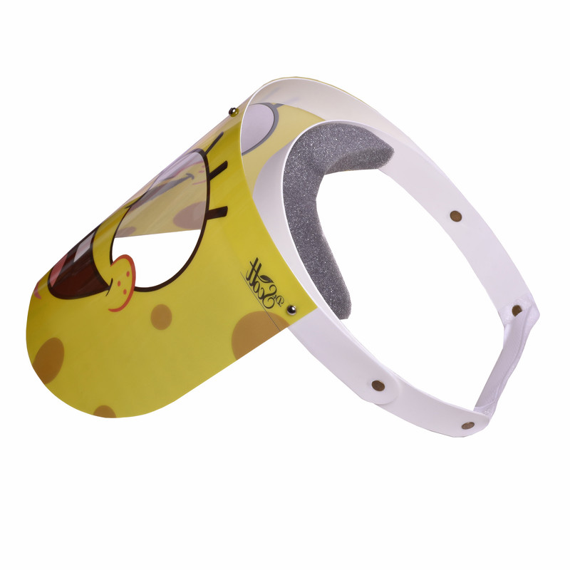 شیلد محافظ صورت کودک دکتر اسکات مدل لاکچری طرح باب اسفنجی