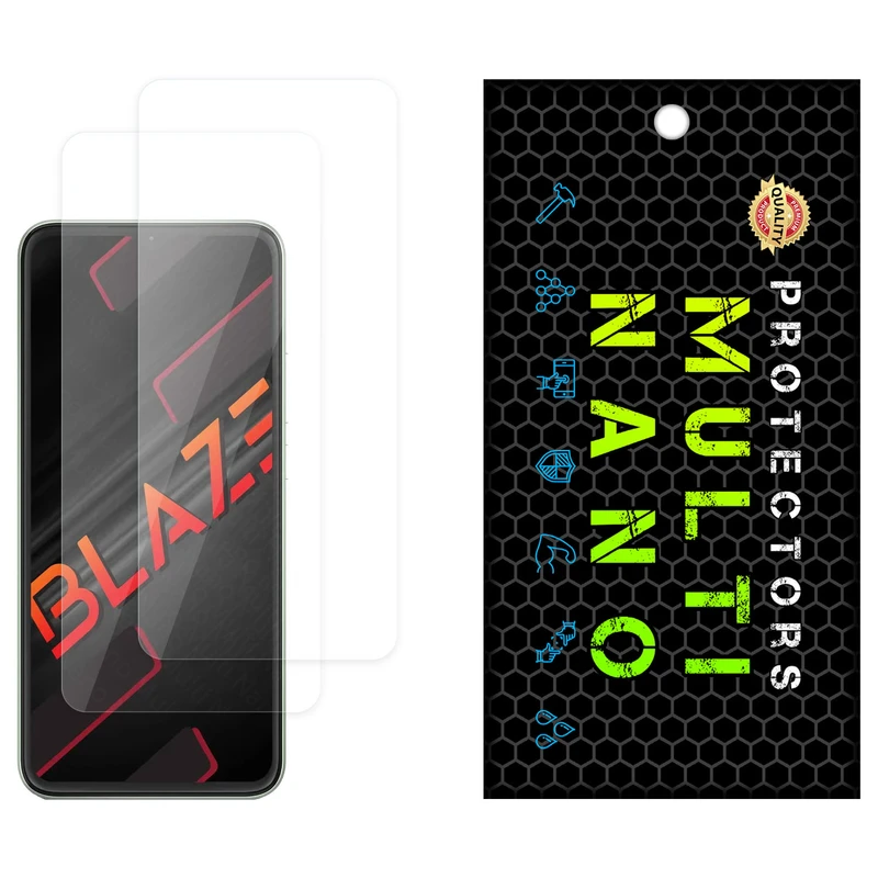 محافظ صفحه نمایش مولتی نانو مدل X-S2N مناسب برای گوشی موبایل لاوا Blaze بسته دو عددی