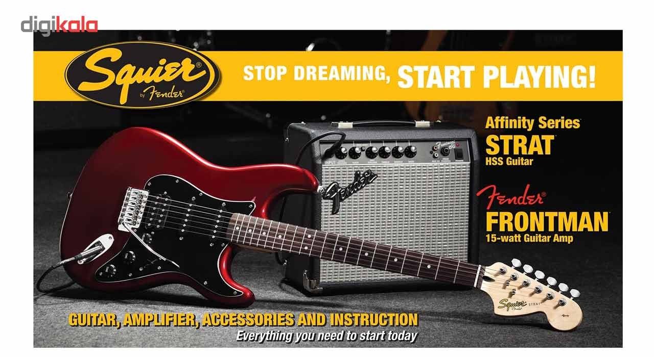 گیتار الکتریک فندر مدل Squier Strat Pack HSS Candy Apple Red