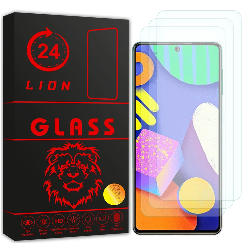محافظ صفحه نمایش لاین مدل RB007 مناسب برای گوشی موبایل سامسونگ Galaxy F62 4G بسته سه عددی