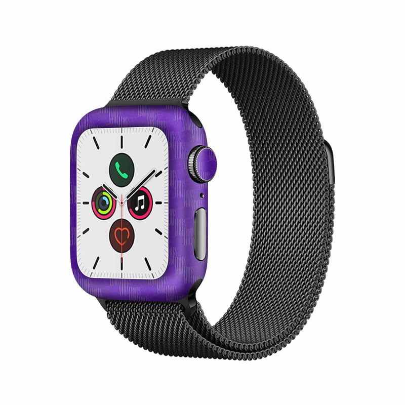 برچسب ماهوت طرح Purple-Fiber مناسب برای اپل واچ Watch 5 40mm