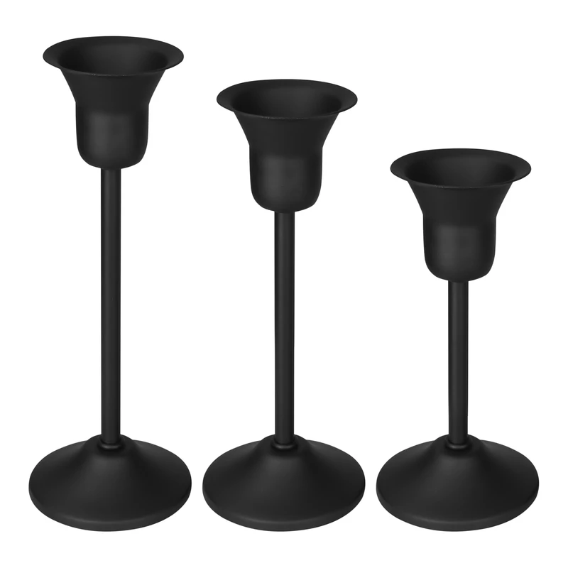 جاشمعی مدل آساره مناسب  شمع قلمی بسته سه عددی