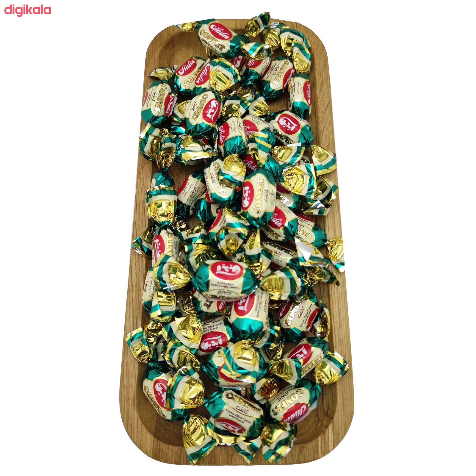 آبنبات کانفت با مغزی بادام زمینی آیدین - 500 گرم main 1 1
