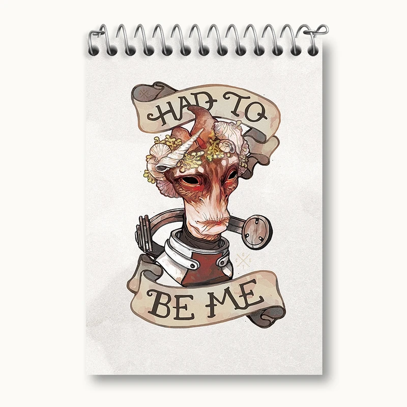 دفتر یادداشت 50 برگ خندالو مدل بازی مس افکت (Mass Effect) کد 31546