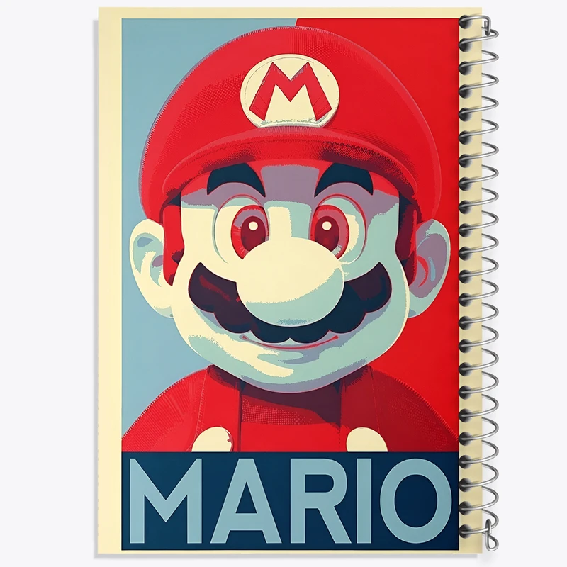 دفتر لیست خرید 50 برگ خندالو طرح (Mario) سوپر ماریو کد F6490