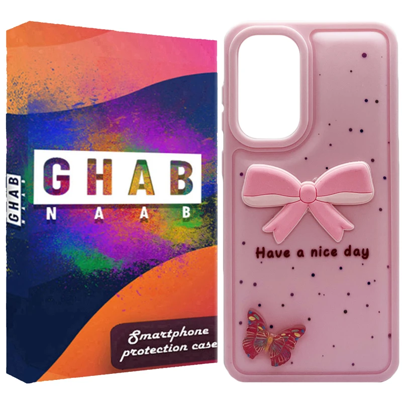 کاور قاب ناب مدل فانتزی دخترانه طرح پروانه مناسب برای گوشی موبایل سامسونگ Galaxy A35 / A55