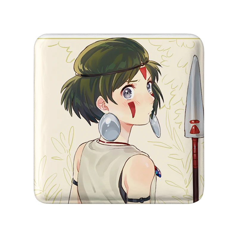 پیکسل خندالو طرح سان انیمه پرنسس مونونوکه مدل مربعی کد 34125