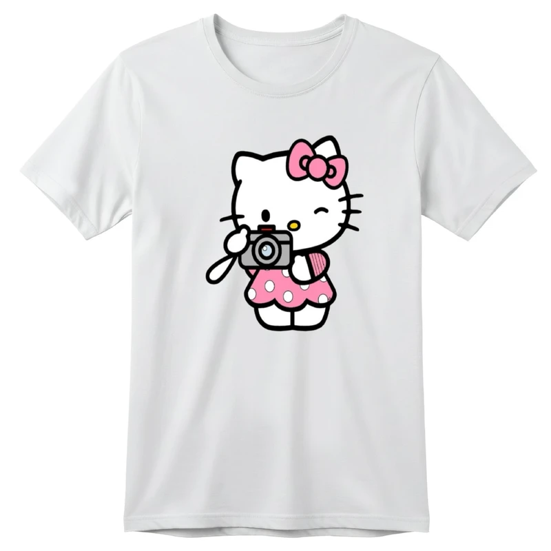 تی‌شرت آستین کوتاه بچگانه مدل کیتی کد v4 