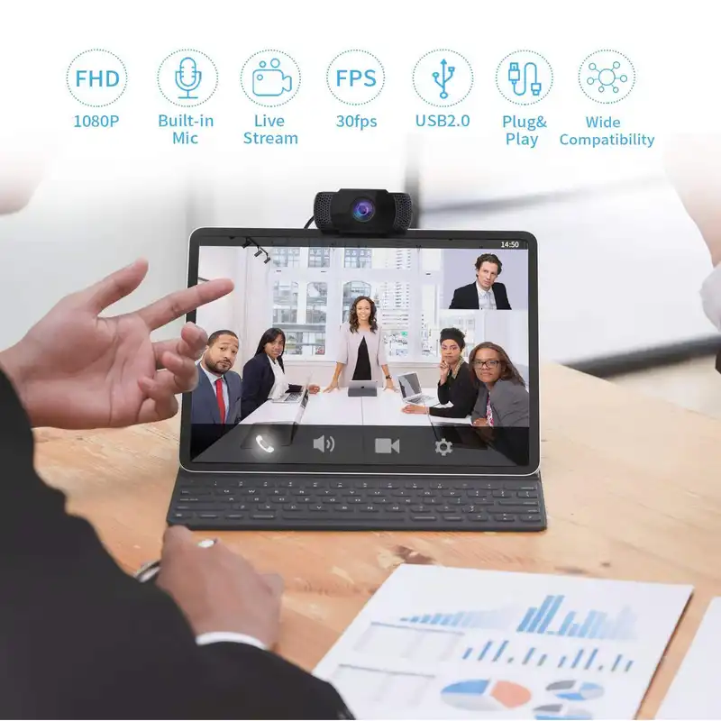 وب کم مدل 1080P کد 1814