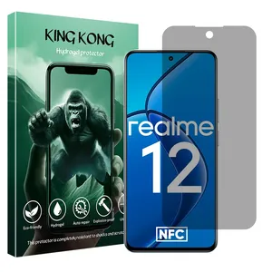 King Kong Tough model privacy screen protector suitable for Realme 12 5G mobile phone