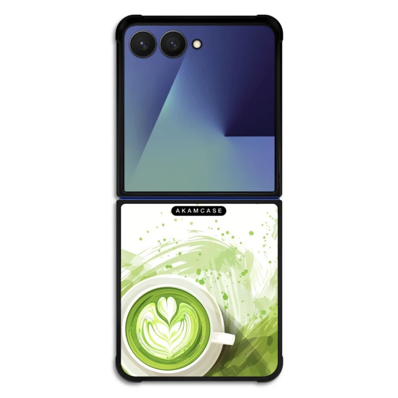 کاور آکام مدل AMC-WSGZFLIP7-MATCHA-24 مناسب برای گوشی موبایل سامسونگ Galaxy Z Flip 7