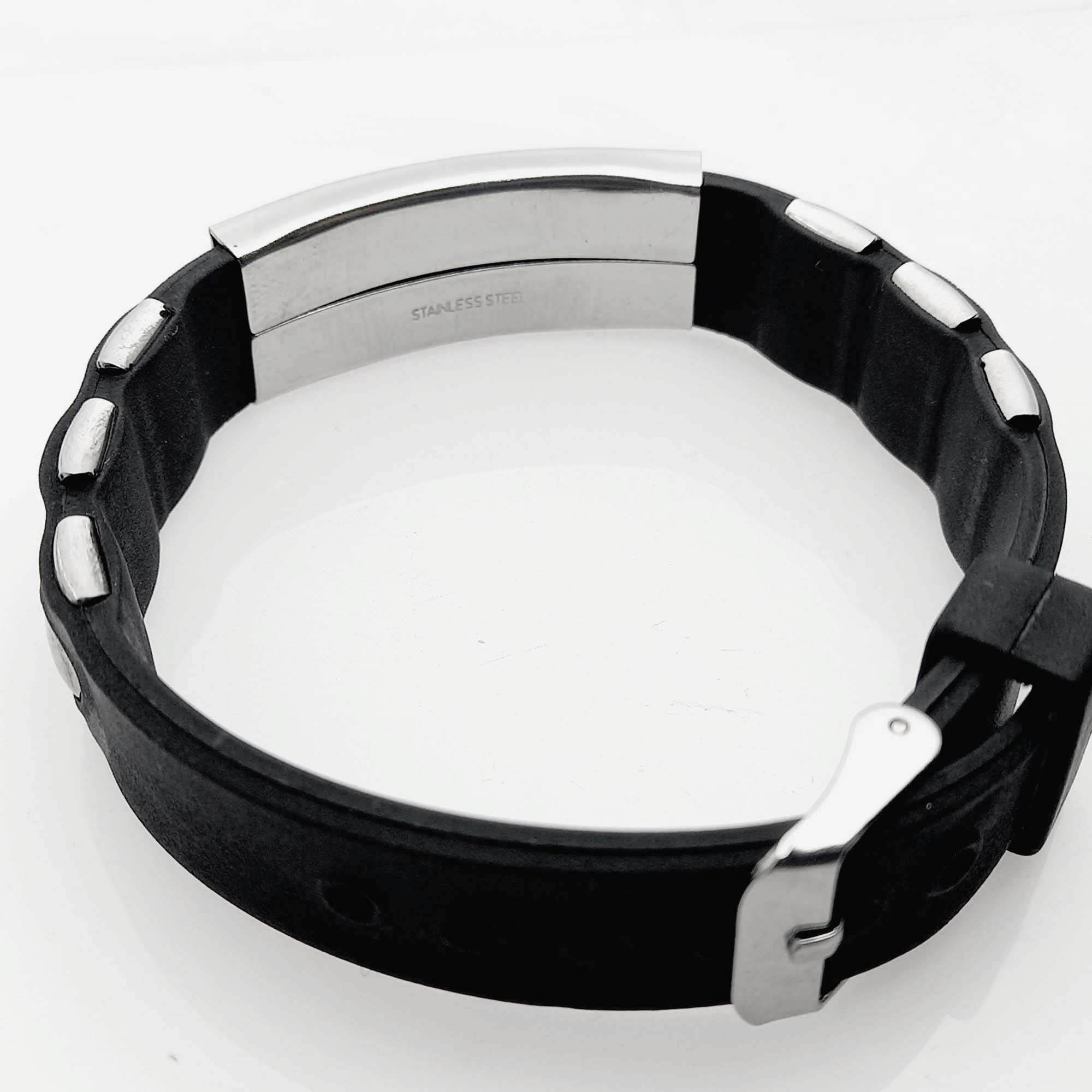 دستبند مردانه طرح سه پین مدل ساعتی کد 780DSM