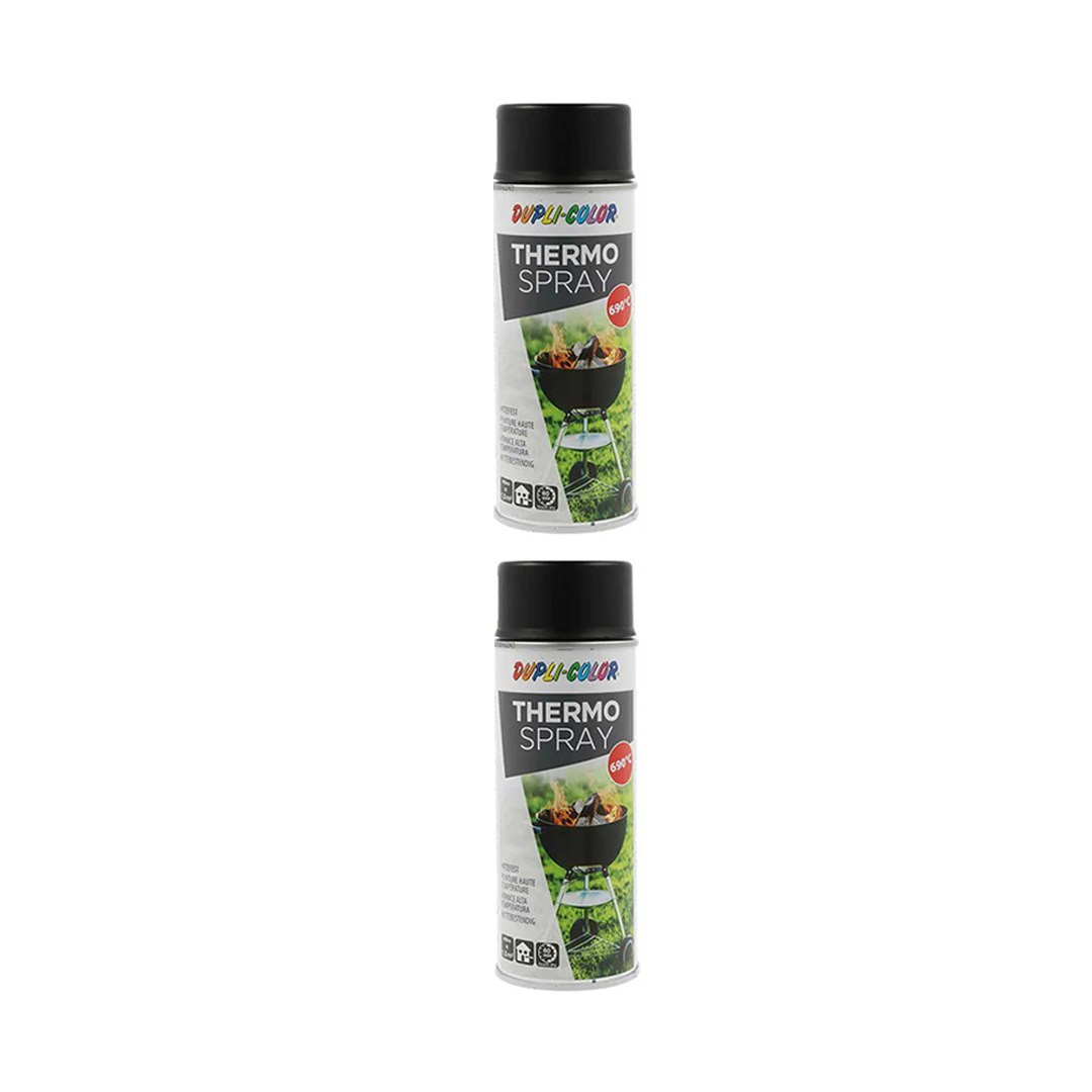 اسپری رنگ نسوز دوپلی کالر مدل THERMO حجم 400 میلی لیتر مجموعه 2 عددی