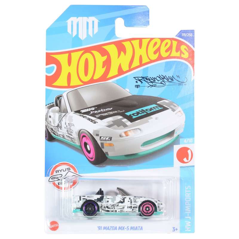 ماکت ماشین هات ویلز مدل 91Mazda MX-5 Miata