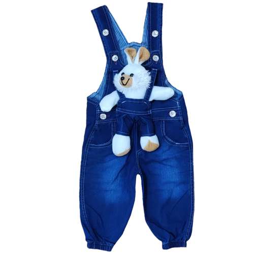 سرهمی جین نوزادی مدل عروسک دار خرگوشی کد M11