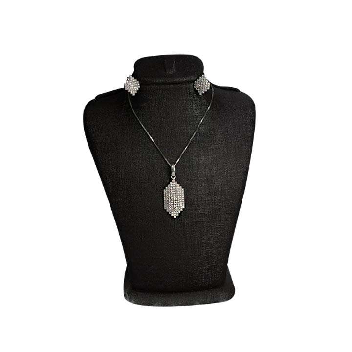 نیم ست نقره زنانه مدل 1083