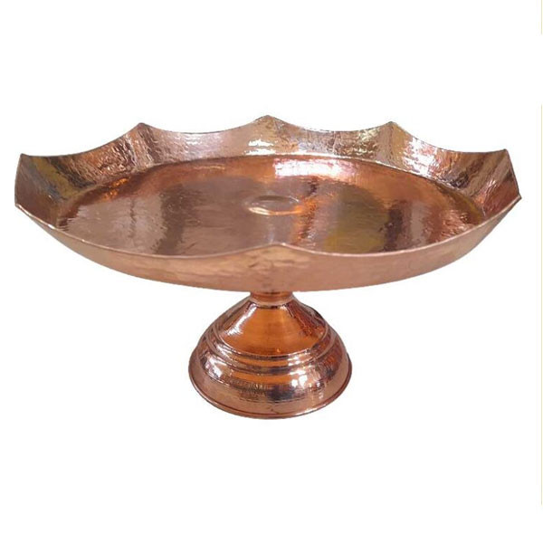 شیرینی خوری مسی مدل خورشیدی کد ZH315.3