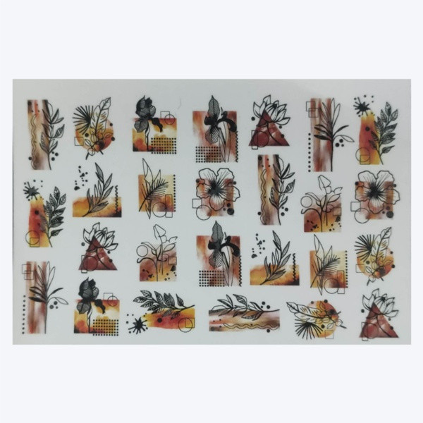 استیکر طراحی ناخن مدل A232