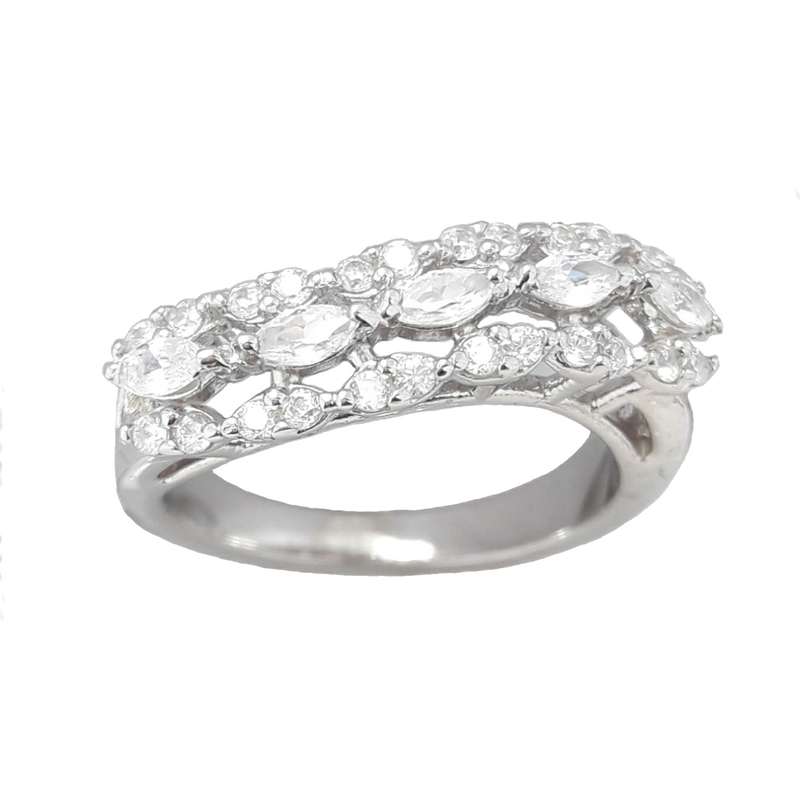 انگشتر نقره زنانه کد 28