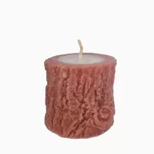 شمع دست ساز مدل تنه درخت کد003