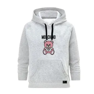 هودی زنانه مدل خرس کد B120 رنگ طوسی